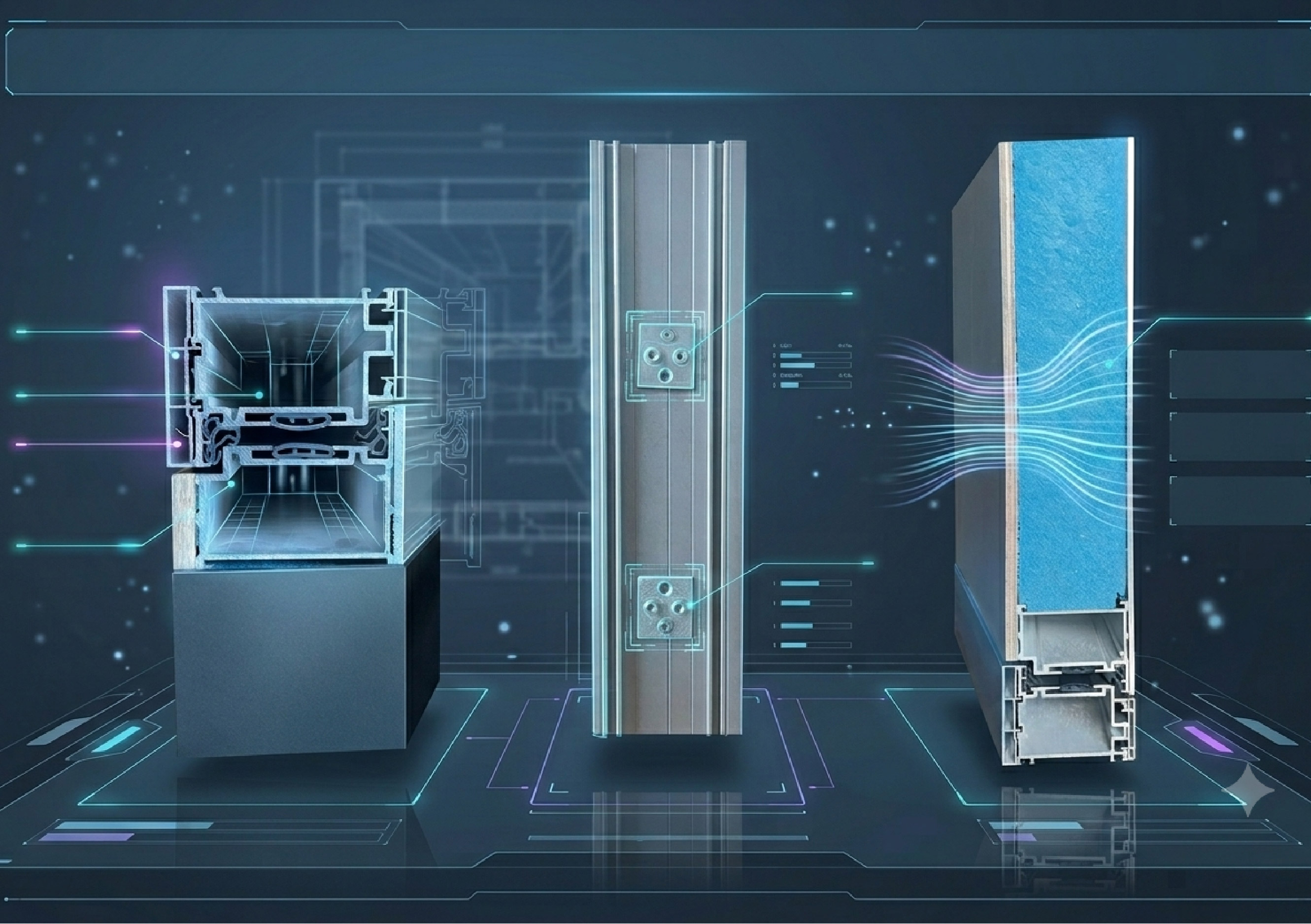 Fully Aluminum Frame And Door Leaf Construction